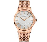 EDOX Damen Analog Quarz Uhr mit Edelstahl Armband 57001 37RM AIR