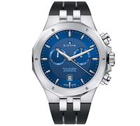 Edox Delfin The Original Herren-Armbanduhr 43mm Armband Kautschuk Schwarz Schweizer Quarz 10110 3CA BUIN