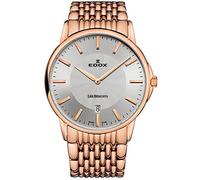 EDOX Herren Analog Quarz Uhr mit Edelstahl Armband 56001 37RM AIR