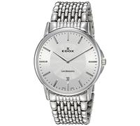 EDOX Herren Analog Quarz Uhr mit Edelstahl Armband 56001 3M AIM