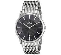 EDOX Herren Analog Quarz Uhr mit Edelstahl Armband 56001 3M Gin