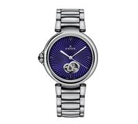 Edox La Passion Damen-Armbanduhr 33mm Armband Edelstahl + Gehäuse Automatik Zifferblatt Blau 85025 3M BUIN