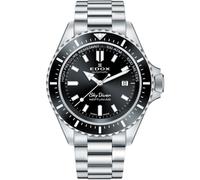 Edox SkyDiver Neptunian Black 80120-3NM-NIN - Herren - 44 mm - Analog - Automatik - Saphirglas