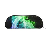 EdWal Bunte Make-up-Tasche mit Musiknoten-Druck, Federmäppchen, Federmäppchen, stilvolles Federmäppchen für Damen, Reise-Kosmetiktasche, silber, Einheitsgröße, Kulturbeutel