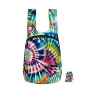 EdWal Exotic Tribe Rucksack, Batik-Stil, Druck, faltbar, leicht, Wandertasche, weicher Reiserucksack für Arbeit und Fitnessstudio