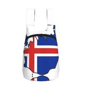 EdWal Faltbarer Rucksack mit Island-Flagge, leicht, Wandertasche, weicher Reiserucksack für Arbeit und Fitnessstudio