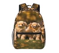 EdWal Golden Retriever Wanderrucksack, Laptop-Rucksack für Männer und Frauen, wasserdicht, leicht zu reinigen, Reisetasche