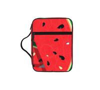 EdWal Kosmetiktasche mit rotem Wassermelonen-Druck, mit stabilem Griff, Kulturbeutel, Tablet-Hülle, kleine Werkzeugtasche für Bücher