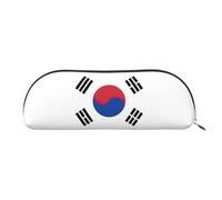 EdWal Make-up-Tasche mit Flagge der Republik Korea, Federmäppchen, stilvolles Federmäppchen für Damen, Reise-Kosmetiktasche, silber, Einheitsgröße, Kulturbeutel