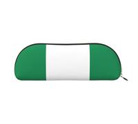 EdWal Make-up-Tasche mit Flagge von Nigeria, Federmäppchen, stilvolles Federmäppchen für Damen, Reise-Kosmetiktasche, gold, Einheitsgröße, Kulturbeutel
