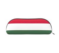 EdWal Make-up-Tasche mit Flagge von Ungarn, Federmäppchen, Federmäppchen, stilvolles Federmäppchen für Damen, Reise-Kosmetiktasche, silber, Einheitsgröße, Kulturbeutel