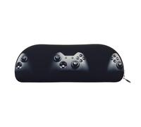 EdWal Make-up-Tasche mit Gaming-Controller-Muster, Federmäppchen, Federmäppchen, stilvolles Federmäppchen für Damen, Reise-Kosmetiktasche, gold, Einheitsgröße, Kulturbeutel