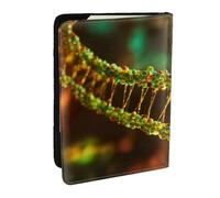 EdWal Reisepasshülle aus Leder mit Kartenfach, für Damen, Herren, Familienausweis, Reisen, Schwarz , Einheitsgröße