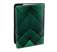 EdWal Reisepasshülle mit Kreditkartenfach, Leder, für Damen, Herren, Familienausweis, Reisen, Schwarz , Einheitsgröße