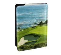 EdWal Reisepasshülle mit Kreditkartenfach, Leder, für Damen, Herren, Familienausweis, Reisen, Schwarz , Einheitsgröße