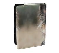 EdWal Reisepasshülle mit Kreditkartenfach, Leder, Motiv: Deutscher Schäferhund, für Damen, Herren, Familienausweis, Reisen, Schwarz , Einheitsgröße