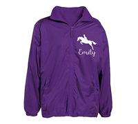 Edward Sinclair Personalisiertes Pferd mit Namen, Reitjacke für Mädchen, bitte gehen Sie zu Geschenkoptionen hinzu. Geben Sie den Namen in der FreeGiftMessageBox ein oder senden Sie eine Nachricht an