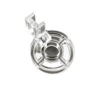 EEEBLBXNQ 1 Stück 1/2" 3/4" transparenter Niedrigschaft-Quilt-Stickfuß for Freihand-Echo-Nähmaschinen, passend for Etc. Nähmaschinen(1-2 inch)