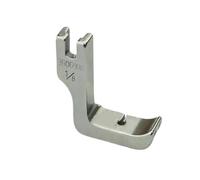 EEEBLBXNQ 1 Stück Industrienähmaschinen-Paspelfuß 1/4", 1/8", 3/16", doppelseitig, passend for Brother, Singer, Juki und mehr(FF00226-3MM)