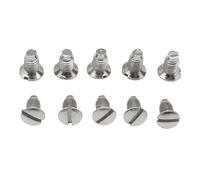 EEEBLBXNQ 10/20/3050/100 Stück Silberne Nadelplattenschrauben for Industrienähmaschinen, passend for Singer, Brother und weitere Modelle(30pcs)