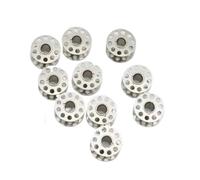 EEEBLBXNQ 10 Stück Leere Metallspulen aus Edelstahl for Haushaltsnähmaschinen, Seidenfadenwicklung, Zubehör for Brother-Nähmaschinen