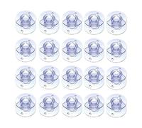 EEEBLBXNQ 30/40/50 Stück transparente Kunststoff-Nähmaschinenspulen SA156 Universal-Leerspulen-Zubehör(40pcs)