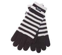 EEM Strick Handschuhe SANKT PAULI mit Thinsulate Thermofutter aus Polyester, Strickmaterial aus 100% Baumwolle, Fußball; braun-weiß, XL