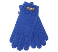EEM Strick Kinderhandschuhe, weiche Baumwolle, Thinsulate Thermofutter, blau XL - 146-158