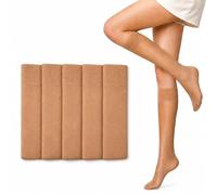 EEWEN 5er Pack Damen Kniestrümpfe 60 DEN - Semi-Transparente Nylon Fein-Kniestrümpfe mit Stützwirkung, Seidig Glänzend, Breiter Komfortbund (5, 5 Paar Modell 1)