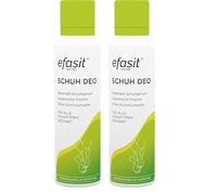 efasit Schuhdeo - Schuhspray gegen Geruch für alle gängigen Schuhmaterialien, mehr Hygiene und Frische im Schuh dank Schuhdeo, ohne Aluminiumsalze, 150 ml (Packung mit 2)