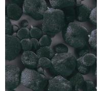 Efco Pompons für Besätze 7, 10, 15, 20, 25 mm 75 STK. Schwarz