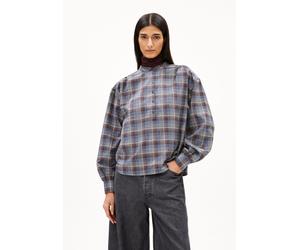 EFINARAA KARIERTE BLUSE | Aus 100% Bio-Baumwolle - mehrfarbig (M)