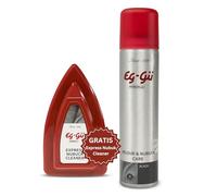 eg-gü Imprägnierspray Wildleder Schwarz + Wildleder Bürste 2er Set - Pflegeset für Nubukleder & Rauleder, 250m
