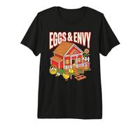 Eggs & Envy Coop Humor Fresh Backyard Chicken Farm Vibes Ei Premium T-Shirt