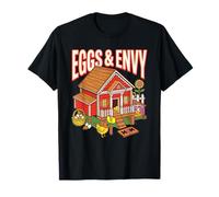 Eggs & Envy Coop Humor Fresh Backyard Chicken Farm Vibes Ei T-Shirt