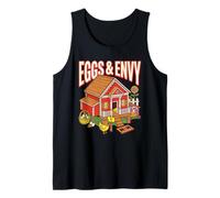 Eggs & Envy Coop Humor Fresh Backyard Chicken Farm Vibes Ei Tank Top