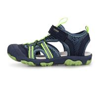 Eggseed Jungen Sandalen rutschfeste Wander- und Wandersandalen geschlossene Zehen Sommer Schuhe für Kleinkinder/Kinder Blau Grün Gr.27EU