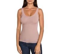 EGI ® Luxuriöses Tanktop aus Wolle und Seide. Hergestellt in Italien., Cipria, Small/Medium