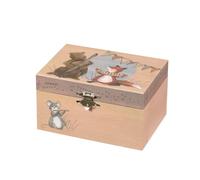 Egmont Toys Musikalische Schmuckdose - Schmuckkästchen Handkurbel-Spieluhr „Ballerina“ in 6 Designs Spiegel & Stauraum, ideal Geschenk ab 3 Jahren (Musiker)