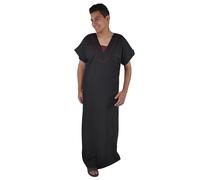 Egypt Bazar Eleganter Herren-Kaftan aus 1001er Nacht, Farbe: schwarz