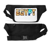 Egypt Pyramids of Giza Sphynx Eye of Horus Unisex Hüfttasche schwarz