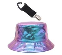 EHDWXVZM 1 Stück Modischer Fischerhut Und 1 Stück Hutclip, Retro -Persönlichkeitshut, Wasserdichte Sonnenhut, Kleidungszubehör.