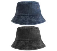 EHDWXVZM 2 Fischerhüte, Vintage-Fischerhüte, Herren-Sonnenhüte für Outdoor und Sommer