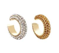 EHDWXVZM 2 Stück Ohrclips, Kreatives Clip-Design, Damen-Ohrclips, Angenehm Zu Tragen, Kein Piercing Nötig, Modischer Stil, Für Verschiedene Anlässe Geeignet.