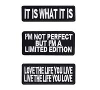 EHDWXVZM 3 Stücke Englischer Stoffflecken, Kreative Und Interessante Stoffflecken, Accessoires Für Bekleidungsdekoration Und Reparatur Von Kleidungsstücken.