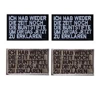 EHDWXVZM 4 Stück Buchstaben Bestickte Stoffflecken, Interessante Stoffflecken, Nähmaterialien, Dekorative Stoffflecken, Geeignet Für Kleidung, Rucksäcke Und Hüte.