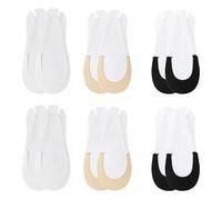 EHDWXVZM 6 Paar Ballettsocken, Eisstrümpfe Für Damen, Strumpfband-Tanzsocken, Hochhackige Strumpfbandsocken, Atmungsaktive Damensocken