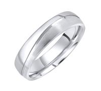 Ehering aus Edelstahl für Damen und Herren GLAMIS ringgröße 55