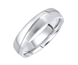 Ehering aus Edelstahl für Damen und Herren GLAMIS ringgröße 70