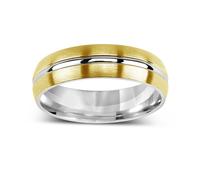 Ehering aus Edelstahl für Damen und Herren VERNON ringgröße 48